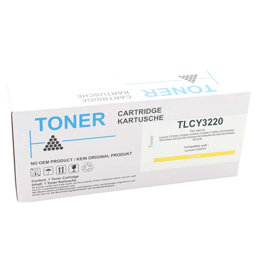 Lexmark C3220Y0 toner – ABC huismerk