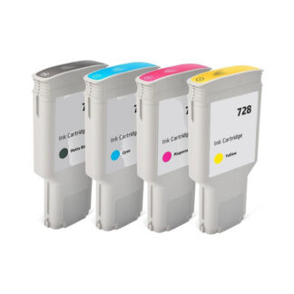 HP 728 inkt cartridge multipack zwart + kleur – ABC huismerk