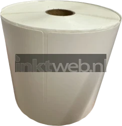 Zebra label, perforated, wit