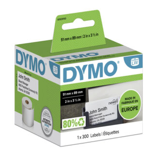 Dymo Naambadge etiketten wit